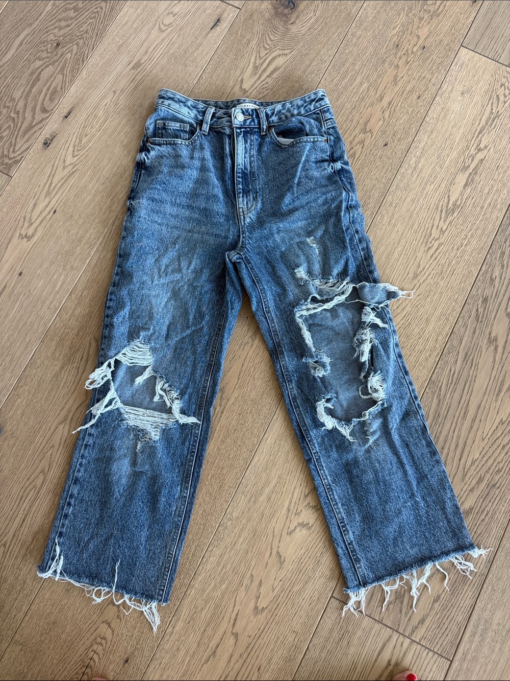PacsunBlue Distressed women’s Jeans - Casual 90’s Boyfriend  Fit